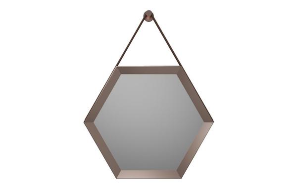 Kent 500x433mm Hexagonal Mirror - Bronze